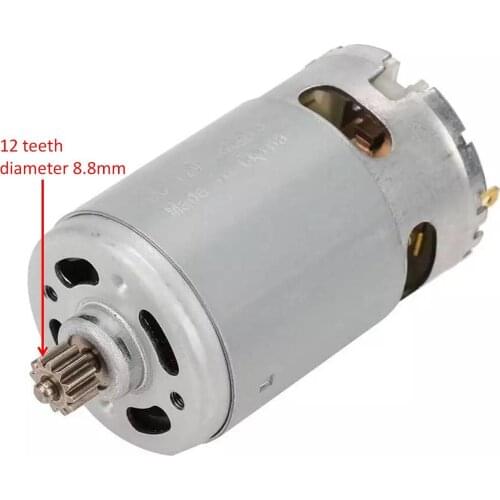 DC Motor 12 teeth gear replacement for Makita 10.8 V 12V two speed cordless Drill Screwdriver DF330 DF030 DF330DWE DF030DWE
