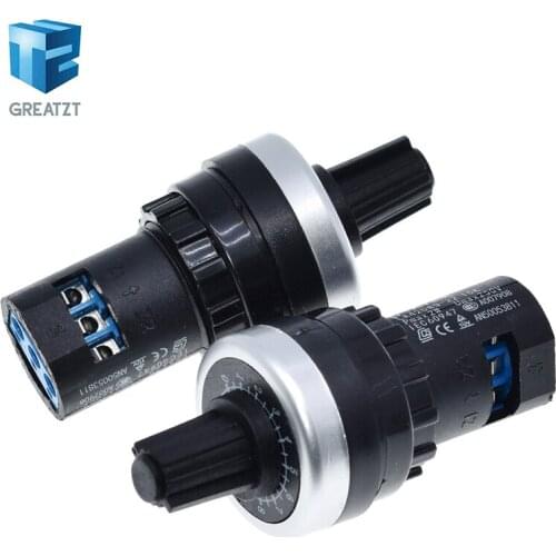 LA42DWQ-22 1K 2K 5K 10K 20K 50K 100K 200K 22mm Diameter Pots Rotary Potentiometer Converter Governor Inverter Resistance Switch