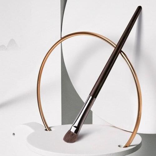 MyDestiny makeup brush-Ebony professional high quality natural fur series-gray rat&pony hair angled nose-shadow brush-cosmetic