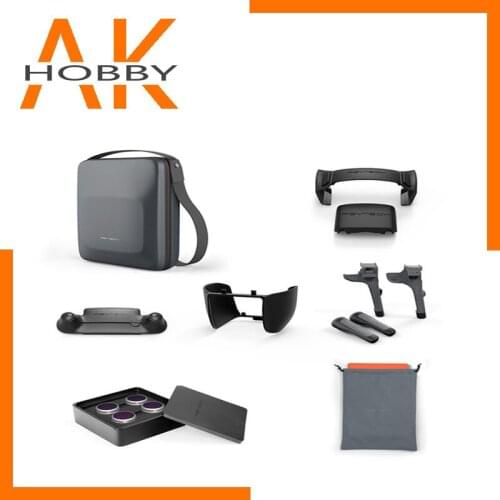 7Kinds/set PGYTECH Accessories Combo for MAVIC 2 ZOOM landing gear extension propeller guard lens hood for DJI Mavic 2 Zoom