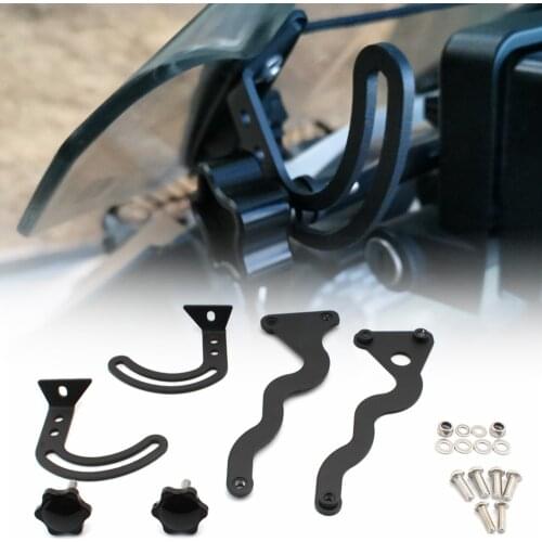 R1200GS R1250GS Windshield Support Holder Windscreen Strengthen Bracket Kits for BMW 1200GS R 1200 GS LC/ADV Adventure 2014-2021