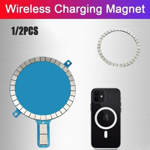 MacSafe Magnetic Wireless Charger Receiver For iPhone 12 Pro Max 11 8 + XS XR X 12Mini Magnet Mag Wireless Safe Charger Receiver