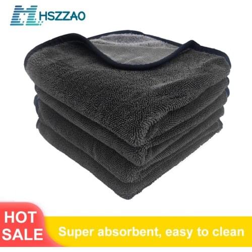 Extra Soft Car Wash Waxed crystal Microfiber Towel Car Cleaning Drying Cloth Car Care Cloth Detailing Car WashTowel Never Scrat