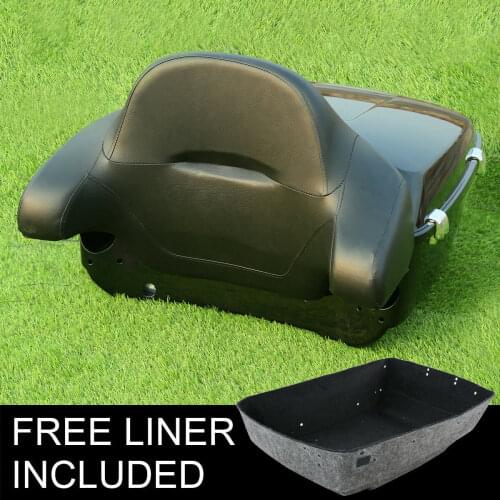 Motorcycle King Pack Trunk Backrest Pad For Harley Tour Pack Touring Street Glide Road Glide Road King Electra Glide 2014-2021