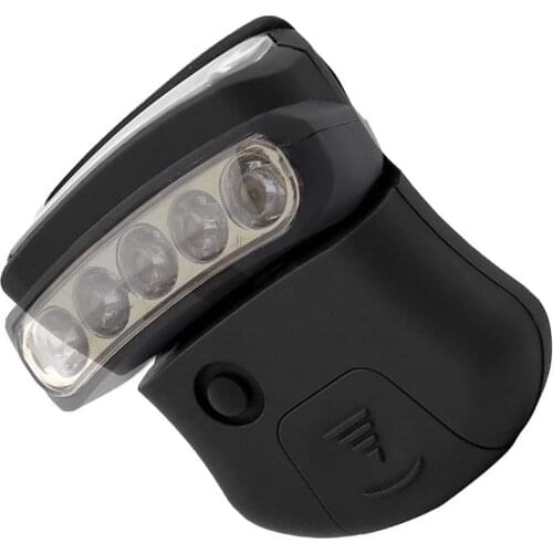 Portable Cap Lamp Light Waterptoof Outdoor Camping 5 LED Clip-On Head Torch lamp Led Flashlight Light For Fishing Hunting