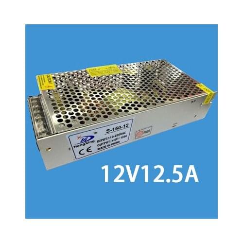 [Seven Neon]Free shipping 10sets high quality DC12V 12.5A 150W power adaptor