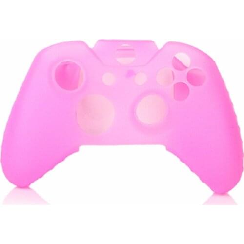Super Grip Silicone Rubber Case Cover for X box One Controller pink color
