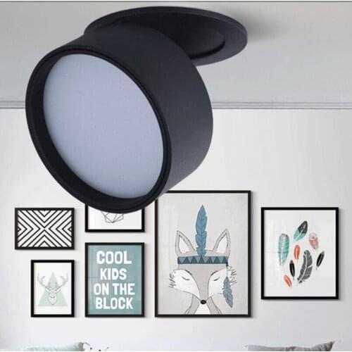 10PCS 360 Rotatable LED Downlights 10W 15W 20W LED Recessed Ceiling Lamps Embedded Spotlight 120 Degree AC85-265V Free Shipping