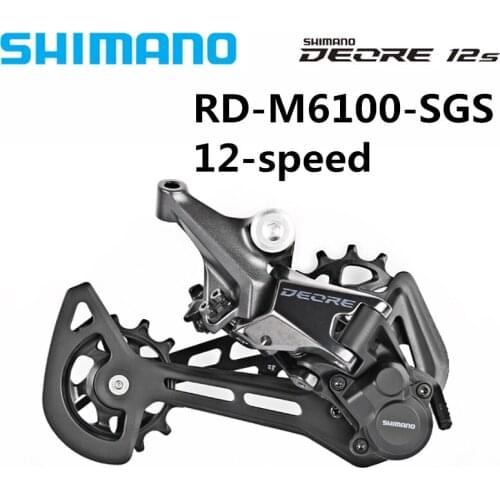 SHIMANO DEORE RD-M6100-SGS Mountain Bike Rear Derailleur 12-speed Iamok SHADOW RD+ Bicycle Parts