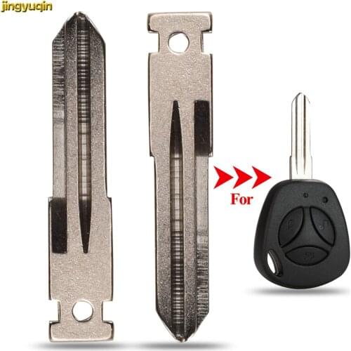 Jingyuqin Remote Car Key Fob Uncut Blade For LADA Priora Sedan Sport Kalina Granta Vesta X-Ray XRay Case Shell Blank Replacement