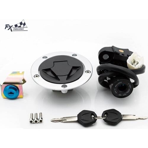 12V Motorcycle Ignition Gas Cap Fuel Tank Cover Seat Lock Key Set For Kawasaki Z1000 Z 10000 2010-2016 2011 2012 2013 2014 2015