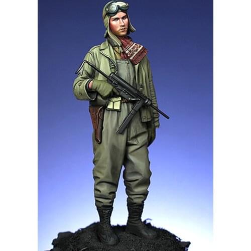 1/16 120mm US modern man stand Resin figure Model kits Miniature gk Unassembly Unpainted