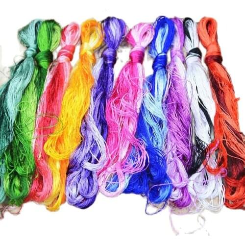 500 pieces silk embroidery / Suzhou embroidery thread / common color silk thread / small sticks of hand embroidery embroider