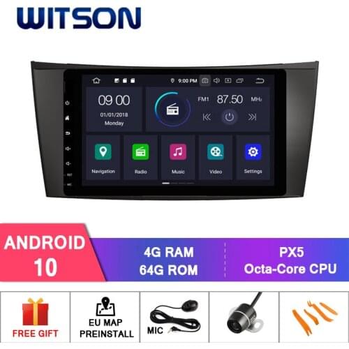WITSON 9'' Android 10.0 HD Screen for BENZ CLS W219 2004-2011 CAR RADIO STEREO 4GB RAM+64GB FLASH 8 Octa Core+DVR/WIFI+DSP+DAB