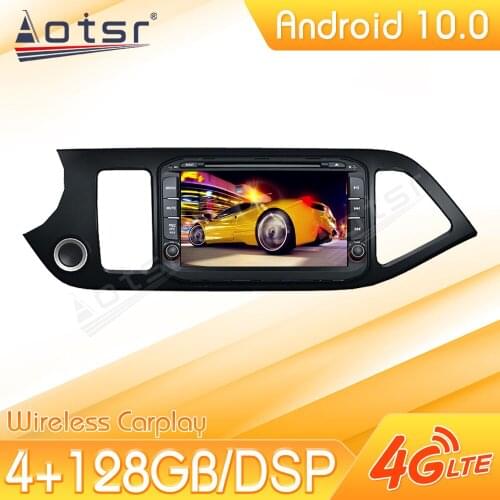 Android 10 Car Multimedia Stereo Player For KIA PICANTO MORNING 2011 - 2016 Tape Radio Recorder GPS Navi Head Unit No 2Din 2 Din