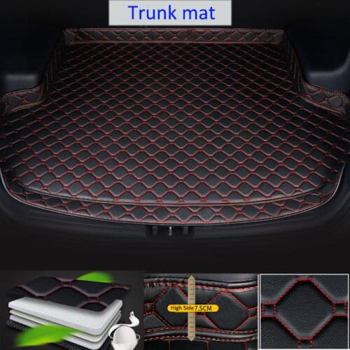 Car High-side Waterproof Trunk Mat Modification Trunk Pat Protection For Toyota RAV4 RAV-4 2019 2020 Decorations