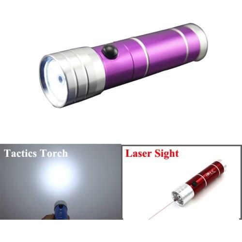 Torch Flash Combo Light Combo Sightscope Hunting Fishing Shooting Aiming Catapult Laser Red Dot Sight Scope Pistol Rifle Reddot