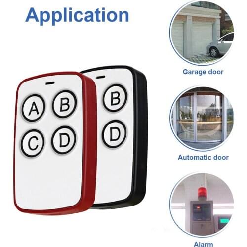 Kebidu 433Mhz Wireless Remote Control 4 Button Copy Type RF Remote Control For Lighting Control Smart Home Remote Control
