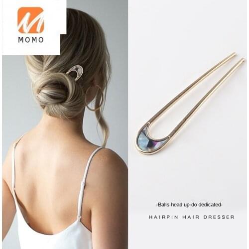 Korean Updo Gadget Hairpin Hairpin Barrettes-Match Updo Tools Head Accessories Hairpin Hair Comb Hair Braiding Artifact