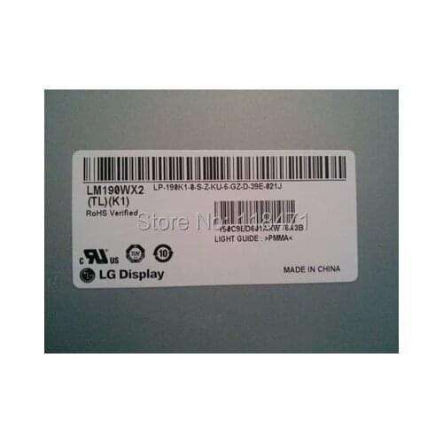 LM190WX2 TLK1 tft led panel used in A7100 A7110 all in one PC