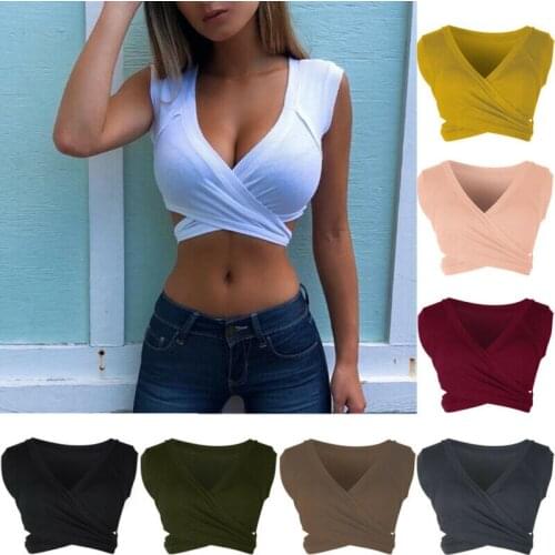 Fashion Women Tank Top Sexy Vest Casual Solid Tank Tops Short Vest Camis Sexy Sleeveless Crop Mini Shirt Cami Top Streetwear