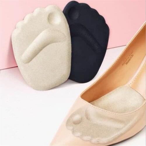 1 pair Forefoot Insoles Shoes Sponge Pads High Heel Soft Insert Anti-Slip Foot Protection Pain Relief Women shoes insert Insoles