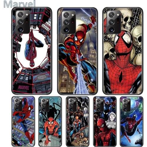 Spiderman Comic For Samsung Galaxy A01 A11 A22 A12 A21S A31 A41 A42 A51 A71 A32 A52 A72 A02S Soft Phone Case