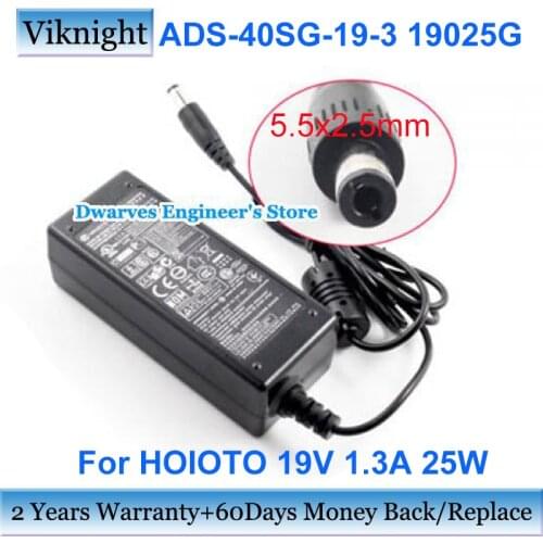 Genuine HOIOTO 19V 1.3A ADS-40SG-19-3 AC Adapter For VIEWSONIC VX2363SMHL-W VX2270SMH-LED 23 INCH MONITOR Power Supply Charger