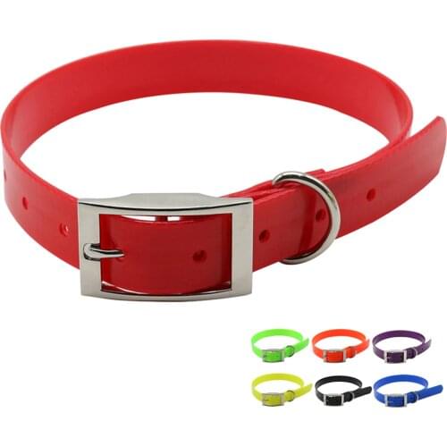 Adjustable Pet Dog Collar Durable Puppy Multicolor TPU Collars Leash Waterproof Pets Accessories Collar for Dog Chihuahua French
