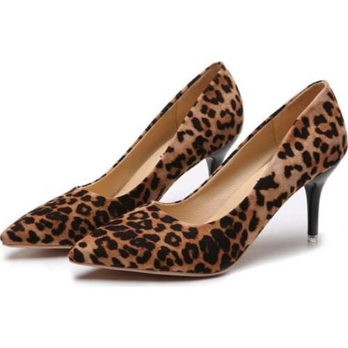 PICKSUMMER Suede Pumps