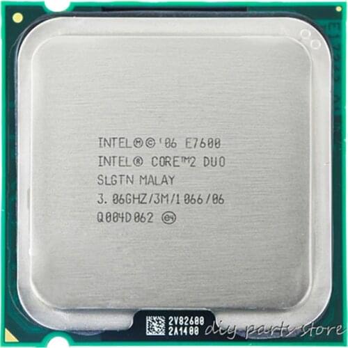 INTEL Core 2 Duo E7600 Socket LGA 775 CPU Processor (3.0Ghz/ 3M /1066GHz)