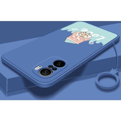 For Xiaomi Redmi K40 Shockproof Matte Case Cute Girl Bumper Protective Soft Back For Redmi K40 Pro