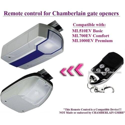 The remote control replace for Chamberlain ML510EV Basic, ML700EV ML550EV ML800EV Comfort openers beautiful
