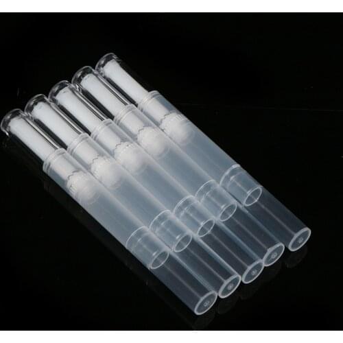 5pcs/set 3ML Nail Nutrition Oil Empty Pen Botttle with Brush Applicator For Lip Gloss Nails Nutrition Oil Bottle