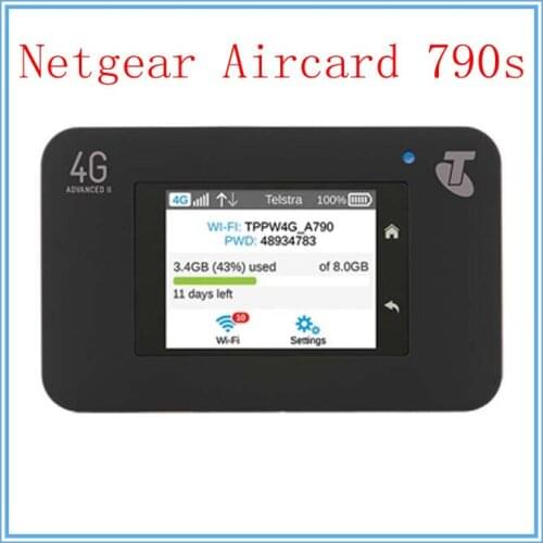 Unlocked Netgear Aircard 790s (AC790S) 300Mbps 4G Mobile Hotspot wifi Router (4G in Asia, Africa,America,Europe)