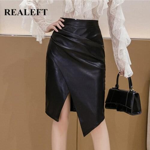 REALEFT Asymmetrical Skirts