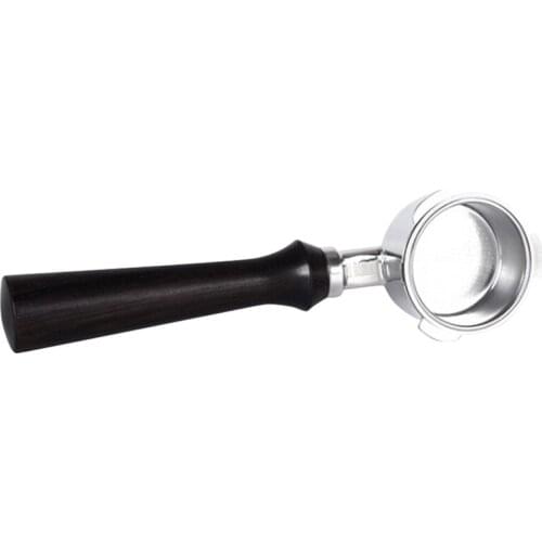 HOT 51Mm Coffee Machine Handle For HOMEX/Donlim Three-Ear Stainless Steel Solid Wood Handle Coffee Utensils