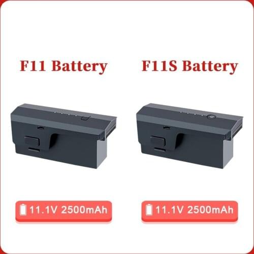 SJRC F11 PRO 4K GPS Drone LiPo Battery Spare Accessory 11.1V 2500mAh Dark Gray for RC Drone Quadcopter Smart Lipo Battery