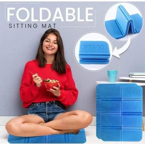 Outdoor Foldable Sitting Mat Beach Camping Mat Foldable Portable Small Picnic Mats Waterproof Moisture-proof Pad Outdoor