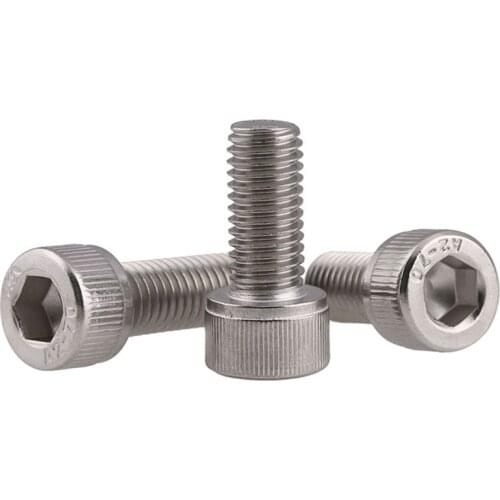 Socket Cap Screws Hex Head A2 Stainless Allen Bolts M6 8