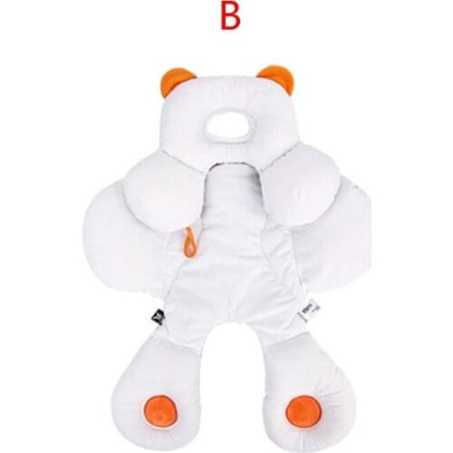 Infant Seat Insert Stroller Cushion Liner with Head Support Adjustable Pillow