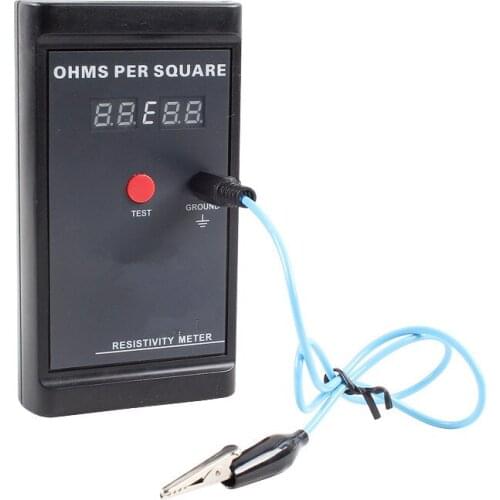 High Performance Free Shipping Hot Surface Impedance Tester Digital Electrostatic Measuring Tester Surface Resistance Meter