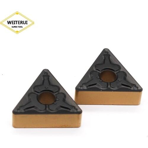 10Pcs TNMG160404 TNMG160408 Tungsten Carbide Insert TNMG 160408 External Turning Tool Lathe Cutter Tool CNC work for Steel