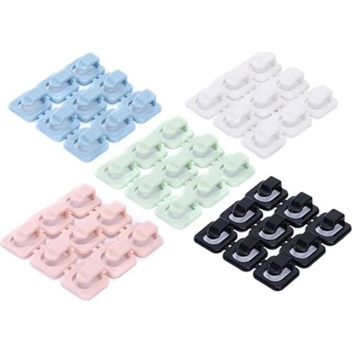 18Pcs/Set Car Wire Clip USB Cable Sticker Fixed Clamp Clips Fastener Charger Clasp Retaining In Auto Accessories Holder