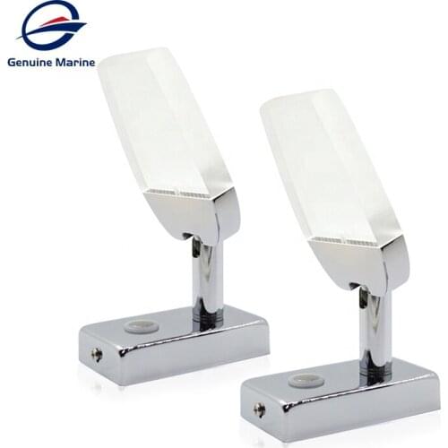 2pcs Marine Boat 12V 24V Adjustable Rotating Modern Wall Decorative LED Reading Light