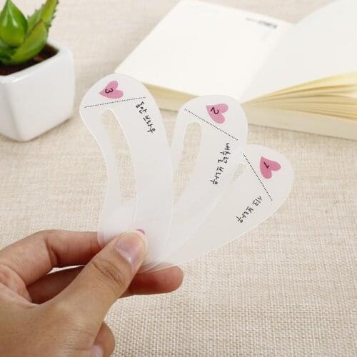 3pcs Eyebrow Stencil Set Eyebrow Template For Women Beauty Tool Accessories Reusable Brow Trimmer Tool Eyebrow Shaper Cosmetic
