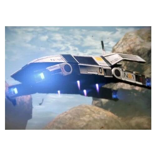 Mass Effect ut47 Kodiak Drop Fighter 3D Paper Model Aircraft