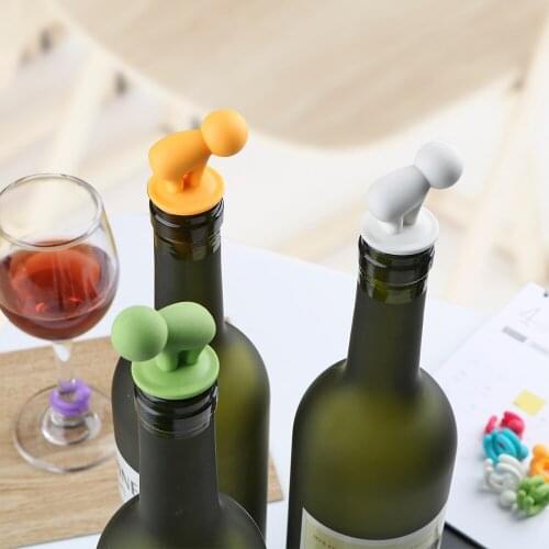 7pcs/set Drink Cup Mixproof Silicone Marker Leak Free Rubber Wine Glass Label Cute Wine Bottle Stopper Bar Party Supplies