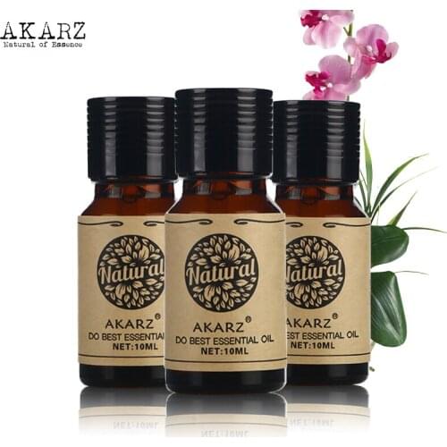 AKARZ Sandalwood Jasmine Helichrysum essential oil sets Top Brand For Skin Body Care Aromatherapy Massage Spa 10ml*3