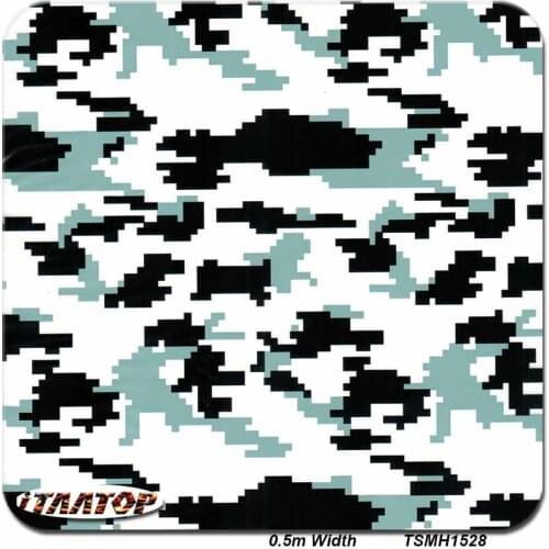 ITAATOP Camouflage Hydro Dipping TSMH1528 0.5M * 2/10/20M Water Transfer Print Film